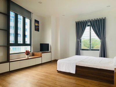 Cho thuê căn hộ  theo ngày, tuần, tháng,  mặt tiền đường hai bà trưng 1