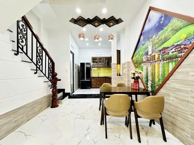 Nhà đẹp hxh - 3 tầng btct - 4pn - vuông đét -  full nội thất cao cấp - chỉ 5.xtỉ - gò vấp 2