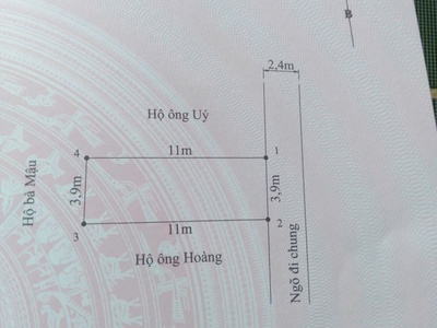  Bán đất lô 42,9m2 ngõ 172 Cát Linh, Tràng Cát giá chỉ 980tr. 2