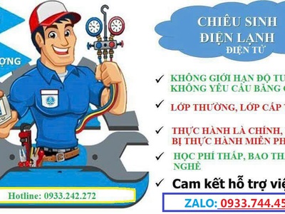 Khoá học nghề điện lạnh, nền tảng của sư nghiệp thành công 0