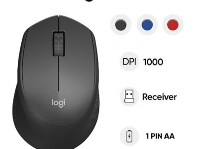 Chuột máy tính không dây Logitech M331  Đen 0