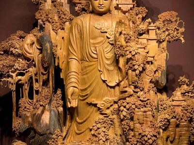 Tượng nhất tâm bái phật   Ý nghĩa bình an phong thủy 0