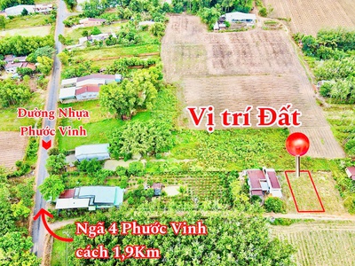 Gần chợ phước vinh- châu thành cách nhựa 70m sổ riêng chỉ 175tr/lô 1