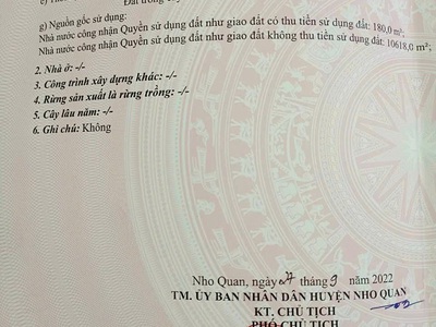 Cần bán lô đất đẹp tại nho quan - ninh bình 2