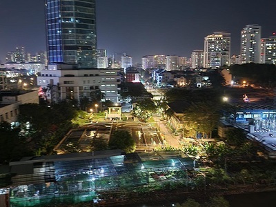 Căn hộ studio hiện đại, view đẹp nhìn phú mỹ hưng và sông, đầy đủ nội gỗ solid đồ điện đồ bếp xịn 0