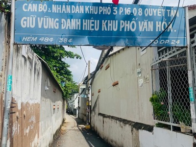 Nhà hẻm 384 phú định ngang 7.2m nở hậu chỉ 2 tỷ 9 1