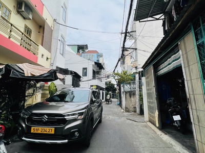 5.4 tỷ- hẻm xe tải lý thường kiệt- chợ gò vấp- nhà 5 tầng đúc- ngang 7m x5m- nhà mới ơ liền 0
