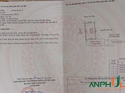 Bán lô đất siêu đẹp tại Thôn Giữa, Hoa Động, Thuỷ Nguyên, Hải Phòng 3