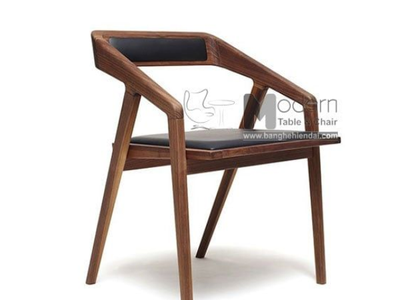 Ghế gỗ café nhà hàng Ghế ăn khung gỗ bọc nệm simili nhập khẩu cao cấp HCM KATAKANA 0