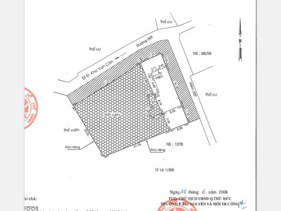Bán lô đất 2mt 385m2, cách gigamall chỉ 200m đất vuông vức - 70tr/m2 0