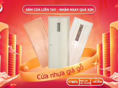 Cửa nhựa giả gỗ 2