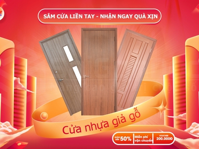 Cửa nhựa giả gỗ 0