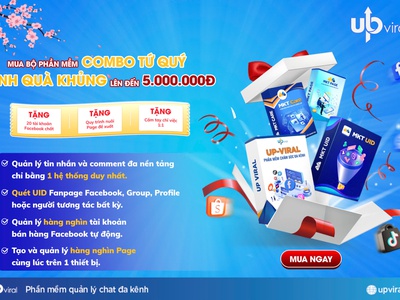 Combo phần mềm: CARE   PAGE   UID tặng UpViral 0