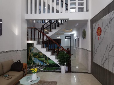 Dưới 5 tỷ, nhà mới khu phân lô đồng bộ, 65.4m2 xây mới tinh, hẻm 8m, hiệp thành   quận 12. 0