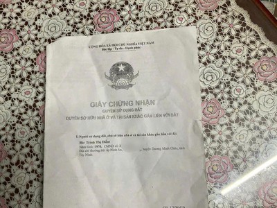 Chính chủ cần bán nhanh đất mặt tiền tại xã bàu năng, huyện dương minh châu, tây ninh 0