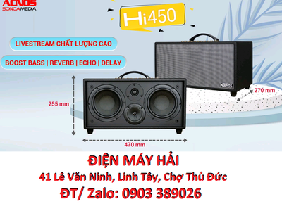 Loa Karaoke Bluetooth Acnos KbeatBox Hi450 chính hãng SonCa Media Việt Nam 0