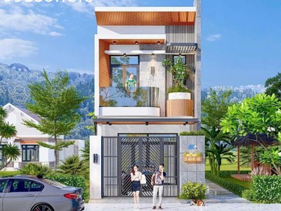 Nhà phố hiện đại 1 trệt 1 lầu - định hoà- đường đx 070 tdm 0