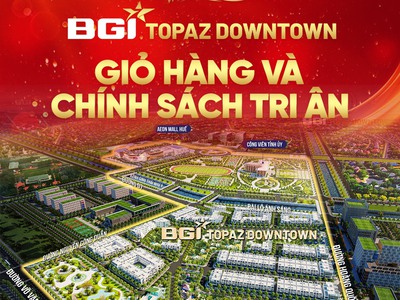 Chỉ hơn 3tỷ trả trước, sở hữu ngay shophouse 4 tầng, mặt tiền rộng 7m gần TTTM AEON MALL 2