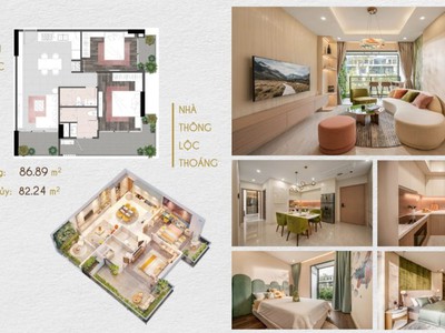 Sang nhượng suất nội bộ căn 2 phòng ngủ góc 87m2 dự án căn hộ fiato uptown giá cực tốt 0