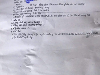 4.7 tỷ-cần bán gấp nhà hẻm xe hơi đậu trước cửa nguyễn văn đậu - cn 52m2- 3pn 0