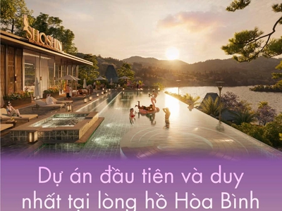 Mua siêu phẩm   nhận ngay siêu ưu đãi cực khủng  chỉ từ 4xx tỷ sở hữu ngay biệt thự giữa lòng hồ 3