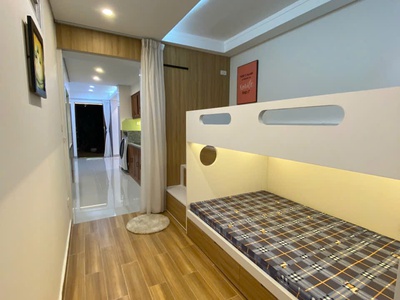 Cho thuê căn hộ tt tầng 1 tân mai, 55m2, 2 ngủ, ô tô đỗ cửa, vào ngay 2