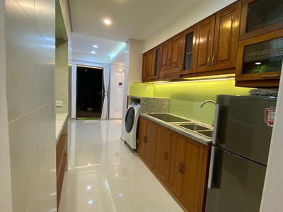 Cho thuê căn hộ tt tầng 1 tân mai, 55m2, 2 ngủ, ô tô đỗ cửa, vào ngay 1