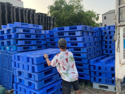 Pallet nhựa cũ tại Dĩ An chuyên phân phối trong các khu công nghiệp 3