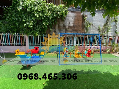 Bập bênh sắt trẻ em, xích đu trẻ em giá rẻ 4