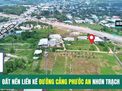 Giảm giá bán trước tết nền đất  thổ cư dt 127m2 mặt sau đường cảng phước an nhơn trạch 1