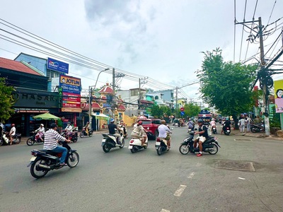 Mặt tiền kinh doanh đường huỳnh tấn phát, gần chợ phú xuân thị trấn nhà bè, 350m2 ngang 8m nở hậu 2