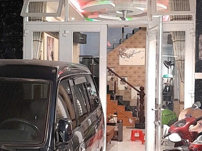 3 mặt hẻm 10m khu dân cư  cao tầng sát chợ, lê đức thọ, đường trước nhà 10m nhà ở cực đẹp chdv cho 4