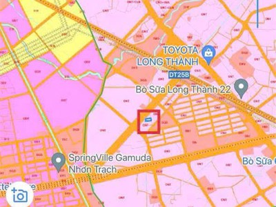 Mặt tiền 25b   tôn đức thắng ,cách quốc lộ 51 ngã 3 nhơn trạch 800m 0