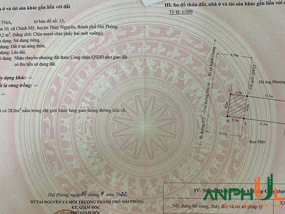 Cần bán lô đất đẹp mặt đường Chính Mỹ, Thủy Nguyên, Hải Phòng 0