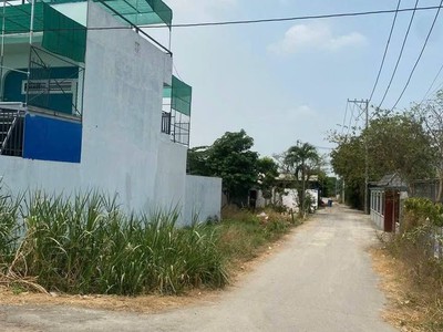 Bán đất góc 2 mặt tiền xã tân thạnh đông, củ chi. dt 5x20m full thổ cư 1
