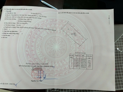 Bán đất phân lô thành đạt, phủ lý, hà nam, diện tích 101m2, ngay cạnh bệnh viện bạch mai hà nam 1