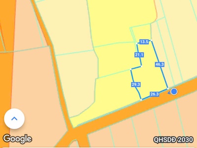 Chủ bán 8000mv đất cây hằng năm sát vành đai 4 khu dân cư , đường bê tông rộng 6m 0