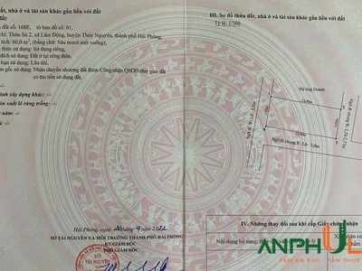 Chuyển nhượng lô góc đẹp mướt mơ tại Thôn Sú 2, Lâm Động, Thuỷ Nguyên, Hải Phòng 3