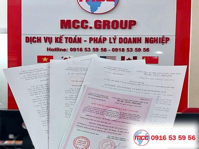 Hồ sơ mở trung tâm ngoại ngữ tại MCC Group 0