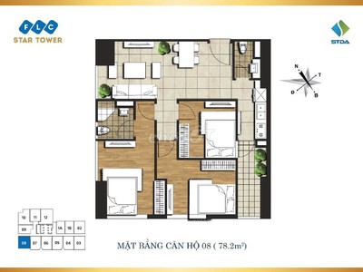 Chính chủ cho thuê căn hộ vị trí đẹp nhất Chung Cư FLC Star Tower Hà Đông 6