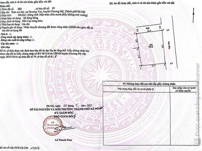 Bán đất tại chương mỹ giá chỉ 1.x nhỏ triệu/m2. -diện tích 190m2 -lô góc mặt tiền hơn 16m -cách cao 0