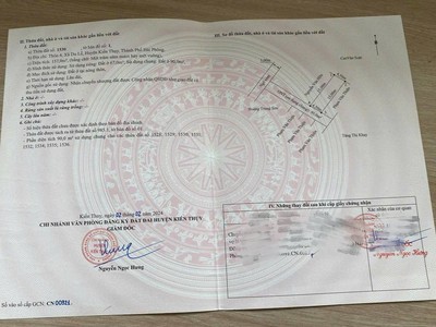 Bán lô đất 67m2 chỉ 485 triệu tại Du Lễ, Kiến Thụy 2