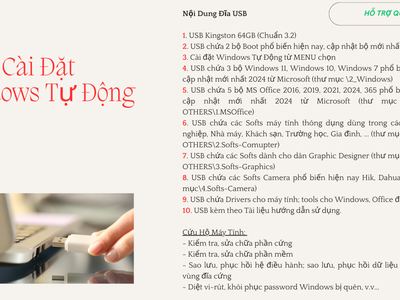 USB Boot, Cài Win, Cứu hộ Máy Tính 2024 1