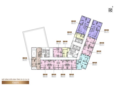 Bán căn hộ P1 Panoma 1PN  Tầng 20 View Biển Mỹ Khê Cực Đẹp - Diện tích 49,4m2 - Giá dưới 3.3 tỷ 1