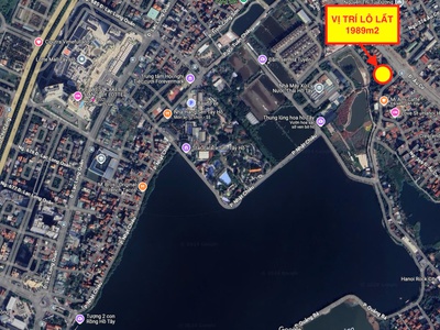 Giá sốc  giảm giá 100 tỷ, lô đất vàng 1989m2 p.âu cơ tây hồ - giá bán 220 tỷ. 1