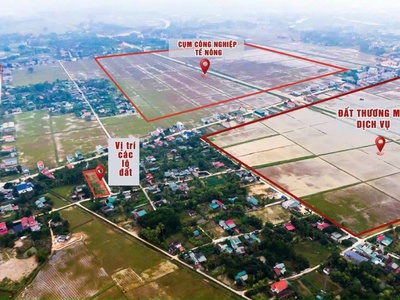 280 triệu sở hữu ngay 1 lô đất hơn 100m2 cụm công nghiệp tại tế nông, nông cống thanh hóa 0