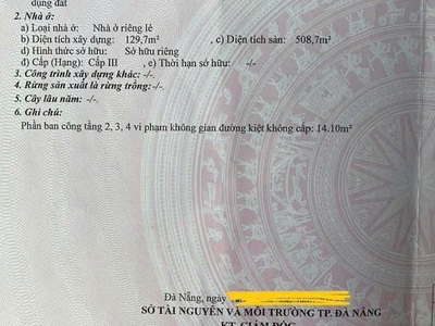 Chính chủ bán nhà 4 tầng mặt tiền đường phan châu trinh , hải châu, tp đà nẵng,gần nhà hát trưng 1