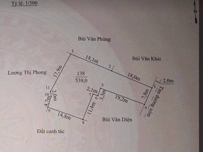 Bán mảnh đất 539 m2 tại Tân Phong, Kiến Thụy, Hải Phòng 1