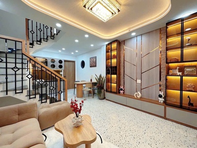 6.15 tỷ- bán nhà hẻm xe hơi hoàng hoa thám pn- căn góc 4mx10m- sát mt- 3pn full nội thất 2