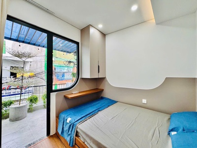 4.16 tỷ- bán nhà hẻm xe hơi nơ trang long- dt: 24.5m2- trệt lầu-2pn full nội thất- khu dân trí 4
